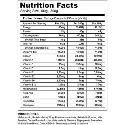 CARNAGE MASS-ACRE 4Kg