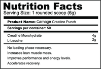CARNAGE CREATINE PUNCH